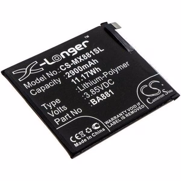Replacement for Meizu 15 Dual SIM Td-lte Battery